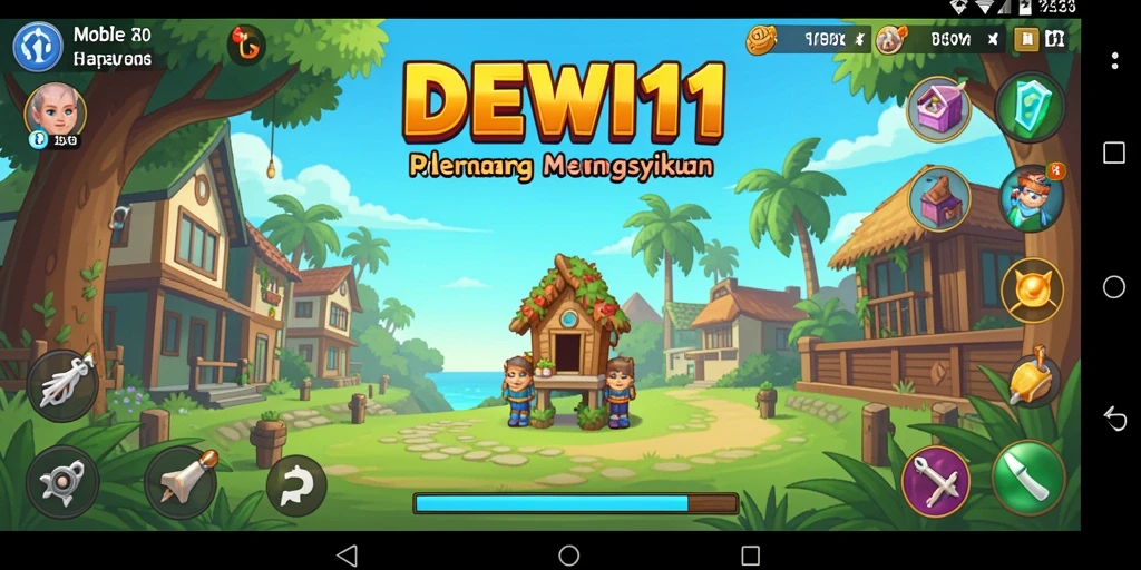 Tampilan gameplay DEWI11 yang menarik dan mengasyikkan.