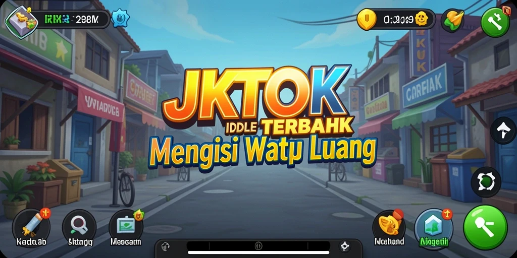 Tampilan gameplay JKTOK yang menarik dan interaktif untuk game Idle.