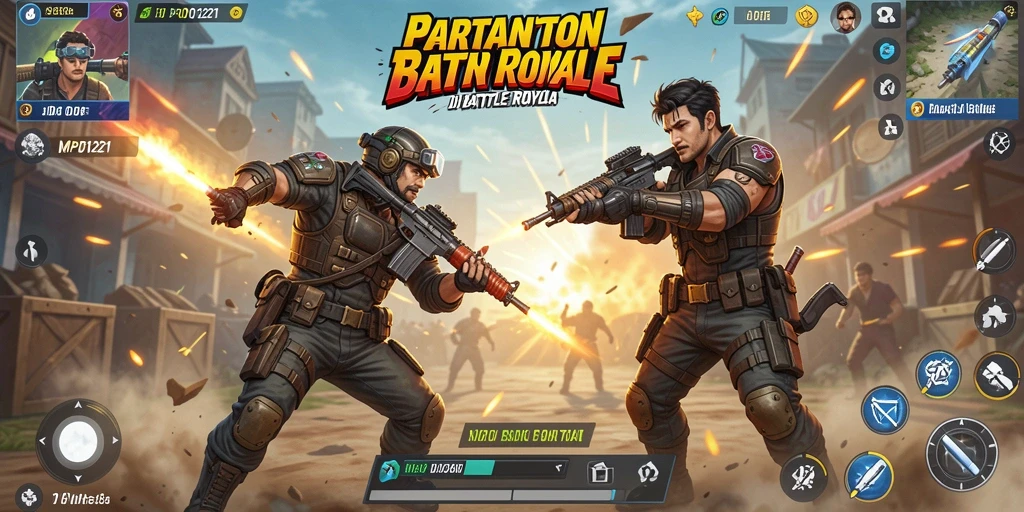 Gameplay seru dan kompetitif di MPO1221 Battle Royale.