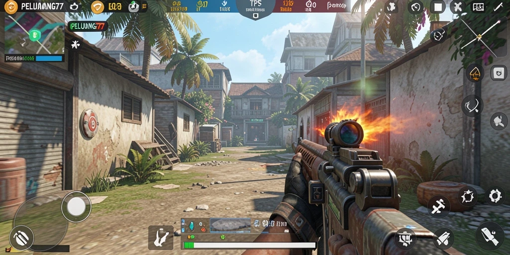 Tampilan gameplay intens di PELUANG77 dengan aksi yang mendebarkan.