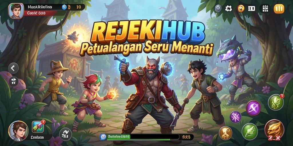 Tampilan gameplay seru di REJEKIHUB dengan berbagai tantangan menanti.