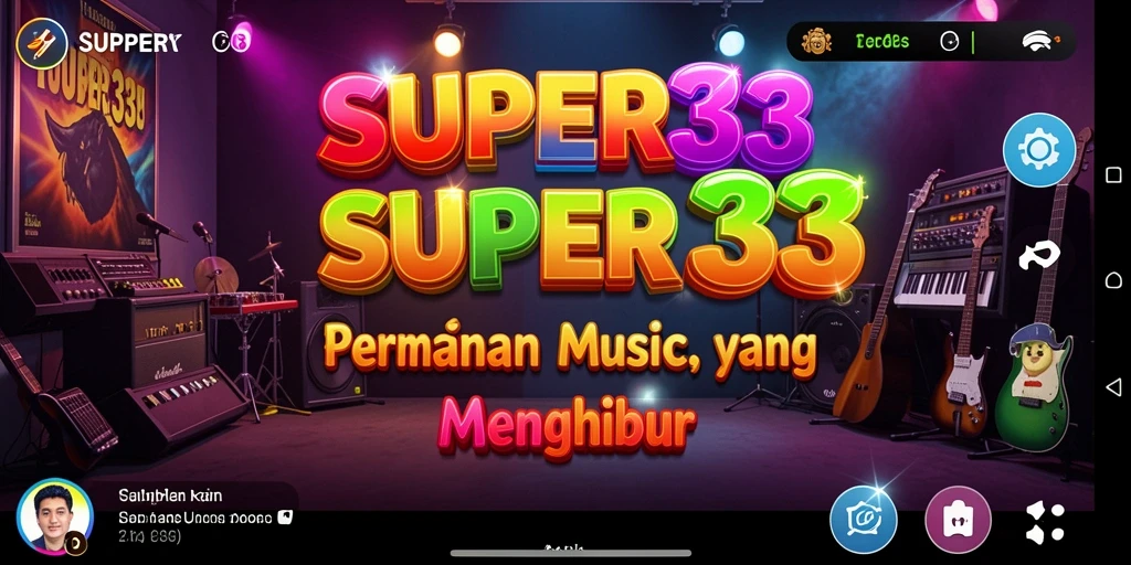 Tampilan gameplay <strong>SUPER33</strong> yang seru dan menarik di layar.