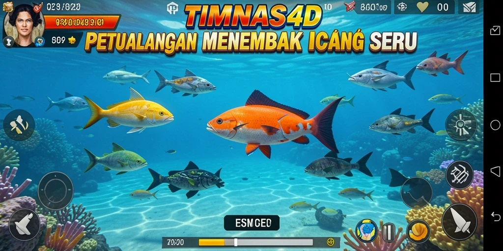 Tangkapan ikan besar dalam gameplay TIMNAS4D yang menegangkan.